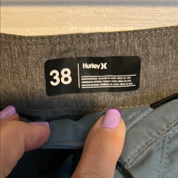 Hurley Men's Blue Swim Shorts - Picture 2 of 5